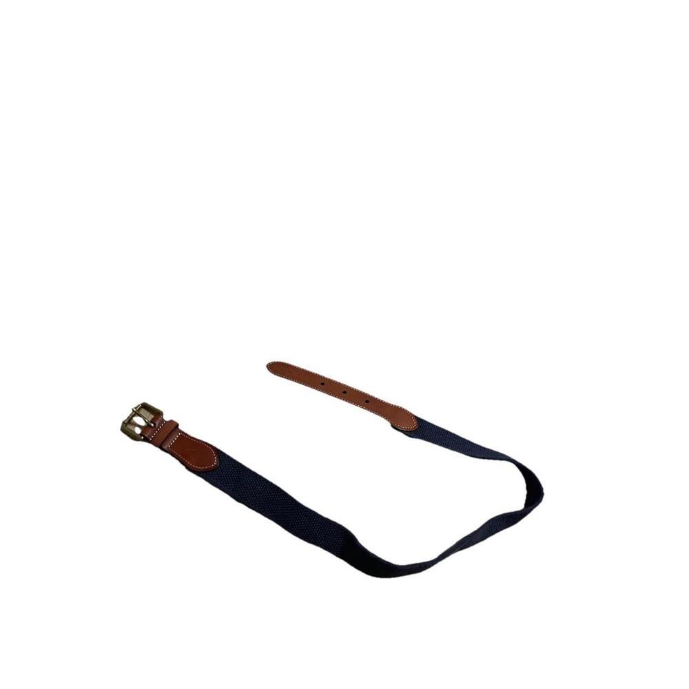 Polo Ralph Lauren Belt Surcingle Boys Leather Roller Buckle Blue 25 H88